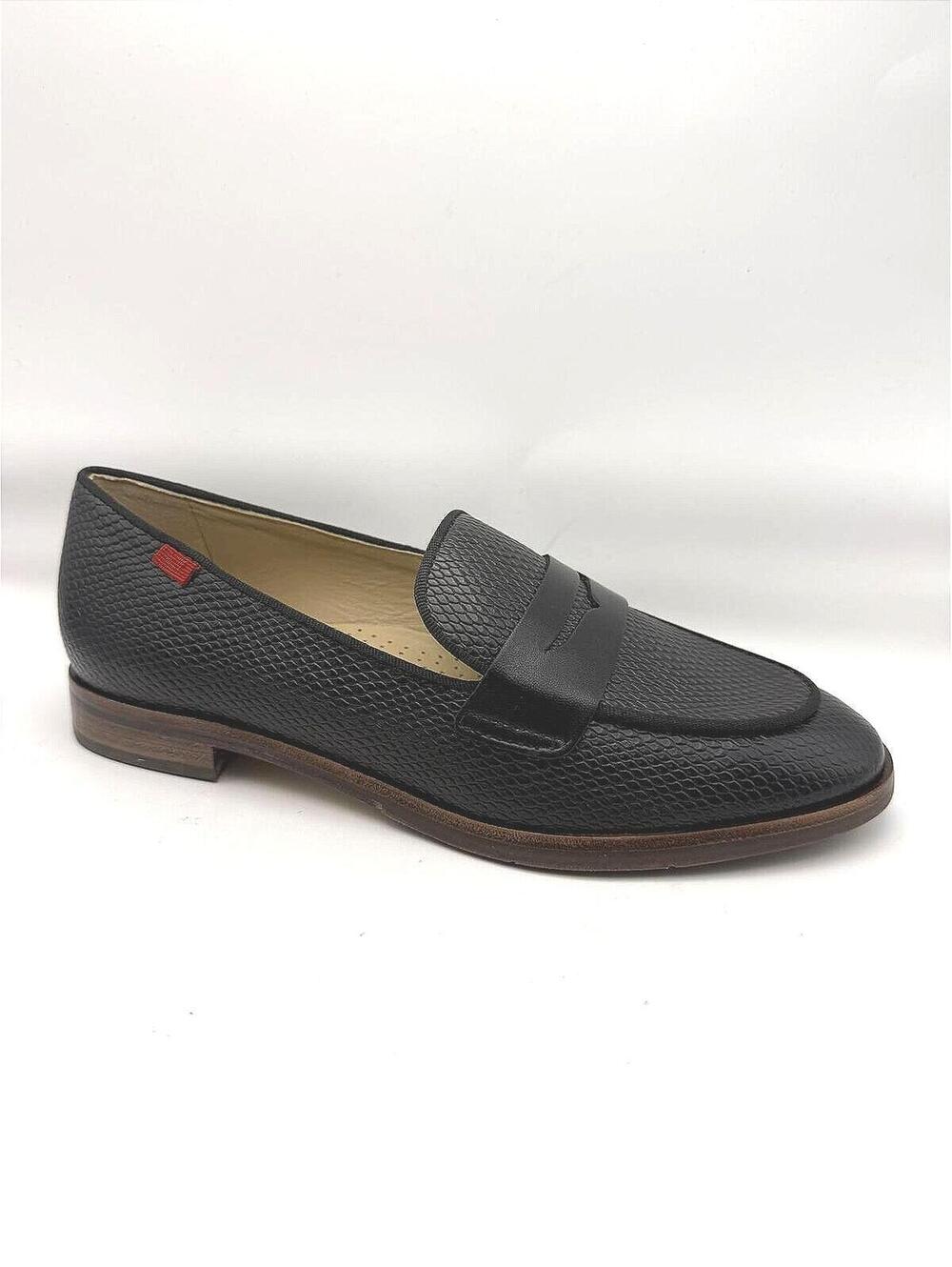 Marc Joseph Bryant Park Black Embossed Loafers US 5 / EU 35